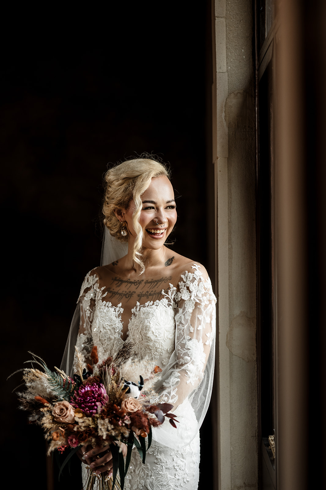 “Bride with soft, romantic curls and natural makeup, glowing in the North East of England.” “Elegant updo with delicate pearl accessories, perfect for a North East wedding.” “Bridal makeup with a flawless dewy finish, captured in Newcastle upon Tyne.” “Classic Hollywood waves and a bold red lip for a vintage-inspired North East bride.” “Boho bride with loose waves and fresh floral hair accessories in Durham.” “Sleek bridal bun with soft glam makeup, ready for a wedding in Northumberland.” “Timeless chignon and subtle smokey eye makeup, perfect for a chic North East wedding.” “Natural bridal makeup with soft pink tones, complementing an elegant wedding dress.” “Bride with a half-up, half-down hairstyle and warm, golden-toned makeup.” “Romantic bridal updo with intricate braids and delicate makeup in Teesside.” “North East bride with glowing, radiant skin and soft, neutral eye makeup.” “Loose, textured bridal waves paired runa farm wedding venue