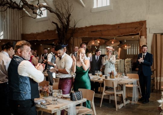• “Romantic barn wedding at Runa Farm, County Durham – fairy lights, rustic beams, and a cozy atmosphere.” • “Bride and groom share a just-married kiss in front of Runa Farm’s stunning stone barn.” • “Runa Farm wedding photography – dreamy countryside setting with golden hour light.” • “Stylish boho wedding at Runa Farm – pampas grass, dried florals, and rustic charm.” • “Bride walking through Runa Farm’s gorgeous courtyard – perfect for a relaxed North East wedding.” • “Emotional wedding vows inside Runa Farm’s rustic-chic barn ceremony space.” • “Newlyweds celebrating outside Runa Farm’s historic stone walls – perfect for a Durham countryside wedding.” • “First dance under twinkling lights at Runa Farm – a magical wedding reception moment.” • “Sunset couple portraits at Runa Farm, Durham – capturing the romance of a countryside wedding.” • “Groom getting ready at Runa Farm – stylish and rustic pre-wedding moments.” • “Bridesmaids cheering as the bride arrives at Runa Farm – a fun wedding morning moment.” • “Rustic wedding décor at Runa Farm – elegant tablescape with candles, dried flowers, and wooden details.” • “Outdoor wedding drinks reception at Runa Farm – newlyweds mingling with guests in the sunshine.” • “Confetti shower moment at Runa Farm – the perfect candid wedding photo in County Durham.” • “Bridal entrance at Runa Farm’s rustic barn ceremony space – a stunning moment captured.” • “Fun and relaxed wedding reception at Runa Farm – guests dancing the night away under fairy lights.” • “Boho wedding dress inspiration at Runa Farm – bride in