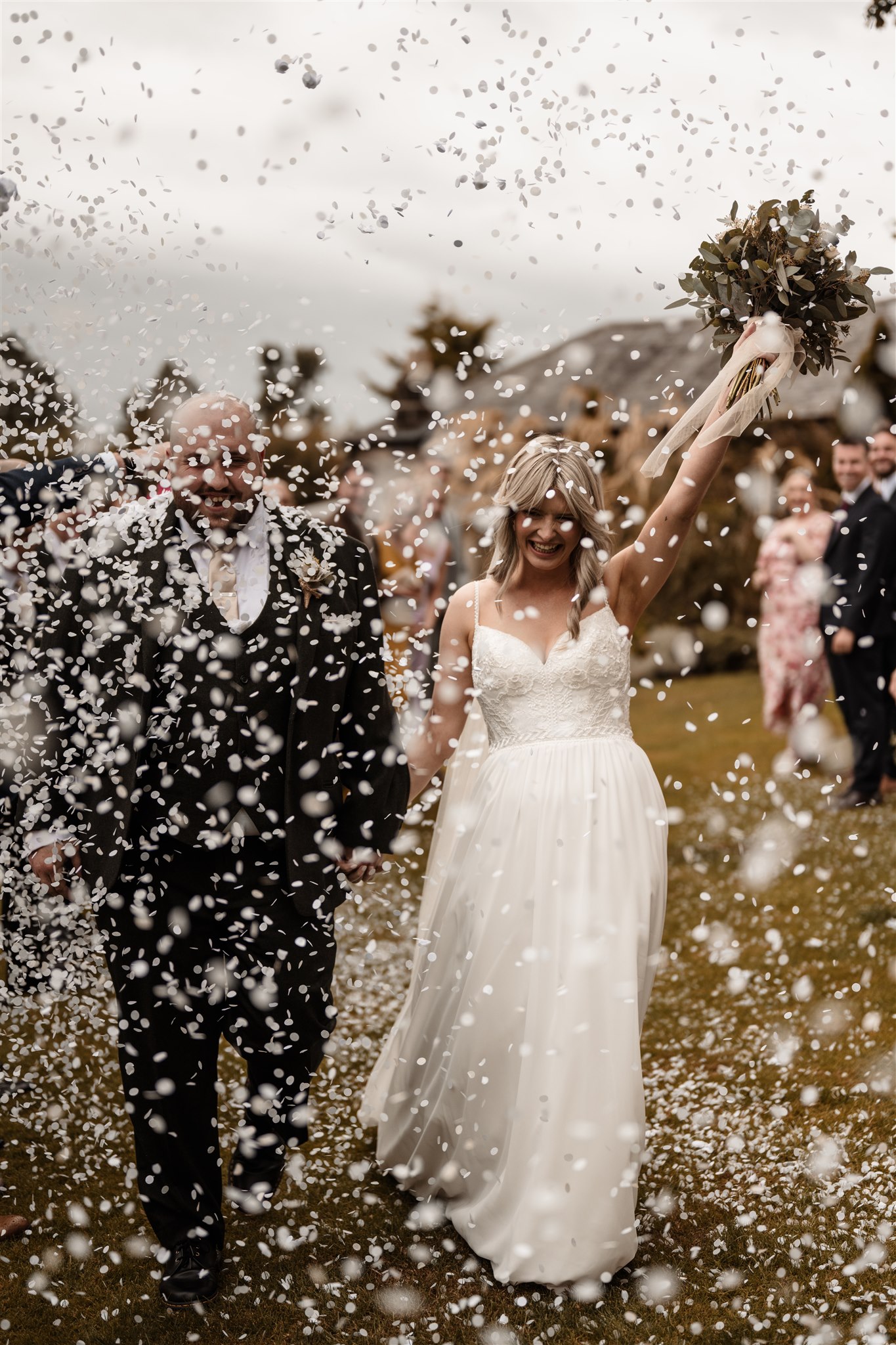south Causey inn, durham wedding photographer, north east wedding photographer, northumberland wedding photographer, confetti
