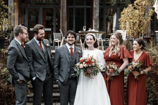 “Romantic wedding ceremony at Jesmond Dene House Hotel – elegant indoor setting with natural light and floral décor.” “Bride and groom share a kiss outside Jesmond Dene House Hotel – picturesque wedding venue in Newcastle’s countryside.” “Intimate wedding reception at Jesmond Dene House Hotel – rustic wooden tables, elegant floral arrangements, and candlelight.” “Outdoor wedding portraits at Jesmond Dene House Hotel – newlyweds surrounded by lush greenery in Jesmond Dene Park.” “Bride and groom walking hand in hand through Jesmond Dene House Hotel’s beautiful gardens – a perfect countryside wedding setting.” “Golden hour wedding photography at Jesmond Dene House Hotel – stunning sunset portraits with natural greenery.” “First dance at Jesmond Dene House Hotel – newlyweds dancing under soft lighting in a romantic and elegant setting.” “Wedding ceremony setup at Jesmond Dene House Hotel – floral arch and rustic décor for an unforgettable wedding.” “Bride and groom celebrating outside Jesmond Dene House Hotel – relaxed and joyful wedding moment in the park.” “Romantic couple portraits at Jesmond Dene House Hotel – intimate wedding photos in front of the charming country house.”