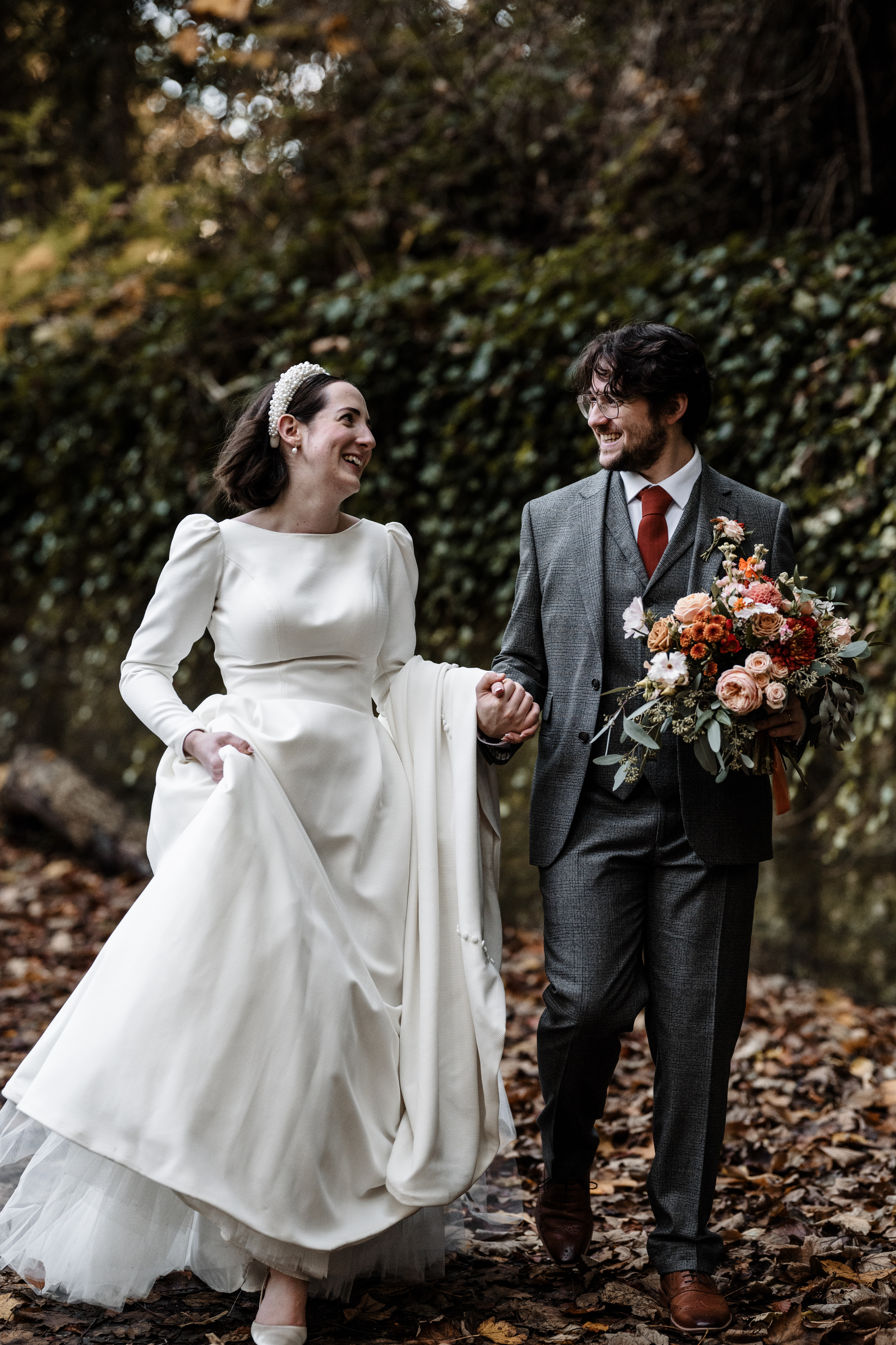 “Romantic wedding ceremony at Jesmond Dene House Hotel – elegant indoor setting with natural light and floral décor.” “Bride and groom share a kiss outside Jesmond Dene House Hotel – picturesque wedding venue in Newcastle’s countryside.” “Intimate wedding reception at Jesmond Dene House Hotel – rustic wooden tables, elegant floral arrangements, and candlelight.” “Outdoor wedding portraits at Jesmond Dene House Hotel – newlyweds surrounded by lush greenery in Jesmond Dene Park.” “Bride and groom walking hand in hand through Jesmond Dene House Hotel’s beautiful gardens – a perfect countryside wedding setting.” “Golden hour wedding photography at Jesmond Dene House Hotel – stunning sunset portraits with natural greenery.” “First dance at Jesmond Dene House Hotel – newlyweds dancing under soft lighting in a romantic and elegant setting.” “Wedding ceremony setup at Jesmond Dene House Hotel – floral arch and rustic décor for an unforgettable wedding.” “Bride and groom celebrating outside Jesmond Dene House Hotel – relaxed and joyful wedding moment in the park.” “Romantic couple portraits at Jesmond Dene House Hotel – intimate wedding photos in front of the charming country house.”