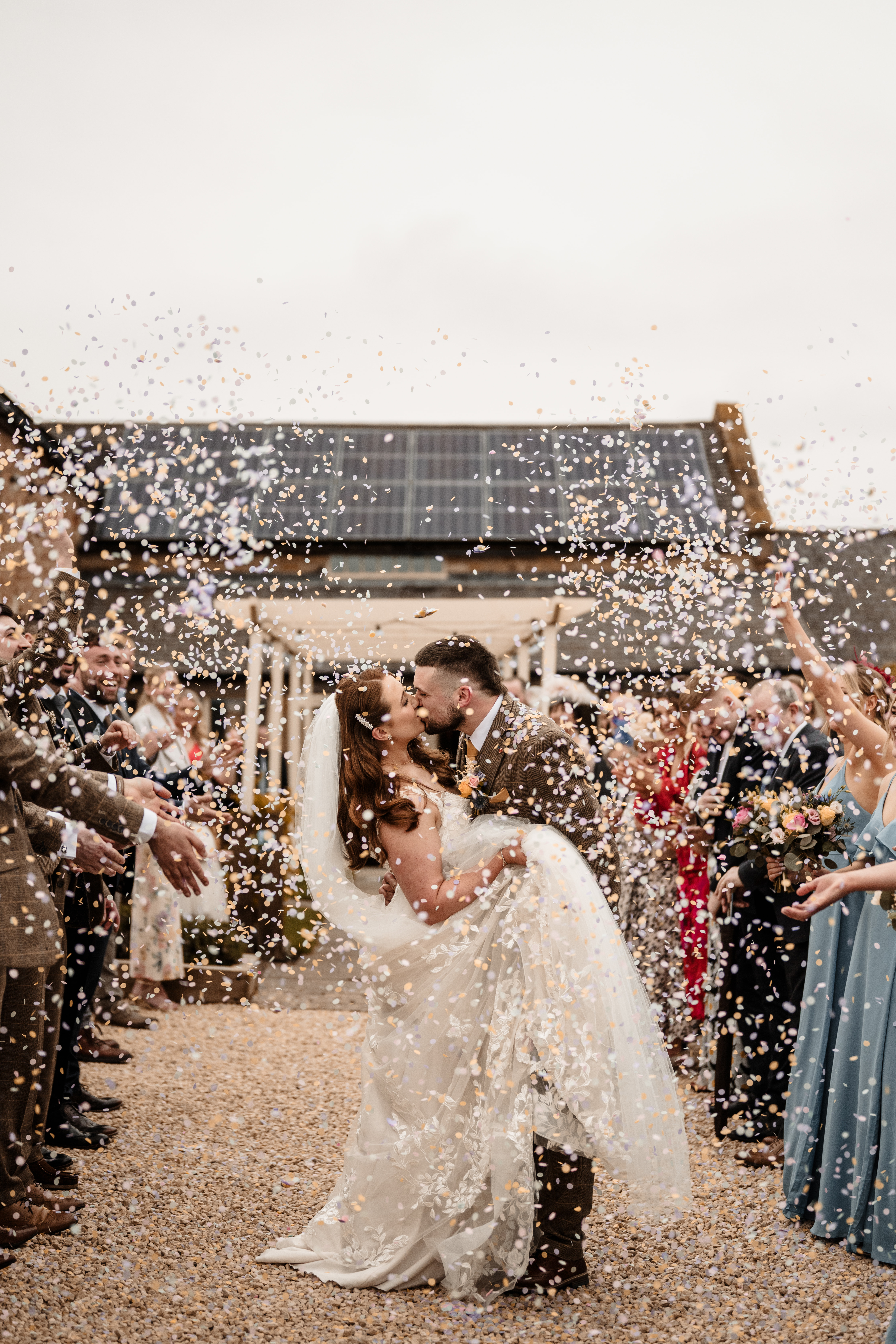 Bride and groom at Northside Farm wedding, Northumberland countryside backdrop Rustic barn wedding ceremony at Northside Farm with fairy lights and wooden beams Golden hour wedding portraits at Northside Farm, Northumberland Couple’s first dance inside Northside Farm barn, surrounded by twinkling lights Bride getting ready in Northside Farm shepherd’s hut on wedding morning Natural countryside wedding photography at Northside Farm, UK Candid wedding guest moments at Northside Farm barn reception Outdoor wedding portraits at Northside Farm with rolling hills and open fields Groom waiting at the altar inside Northside Farm’s rustic barn wedding venue Relaxed, fun wedding photography at Northside Farm in Northumberland