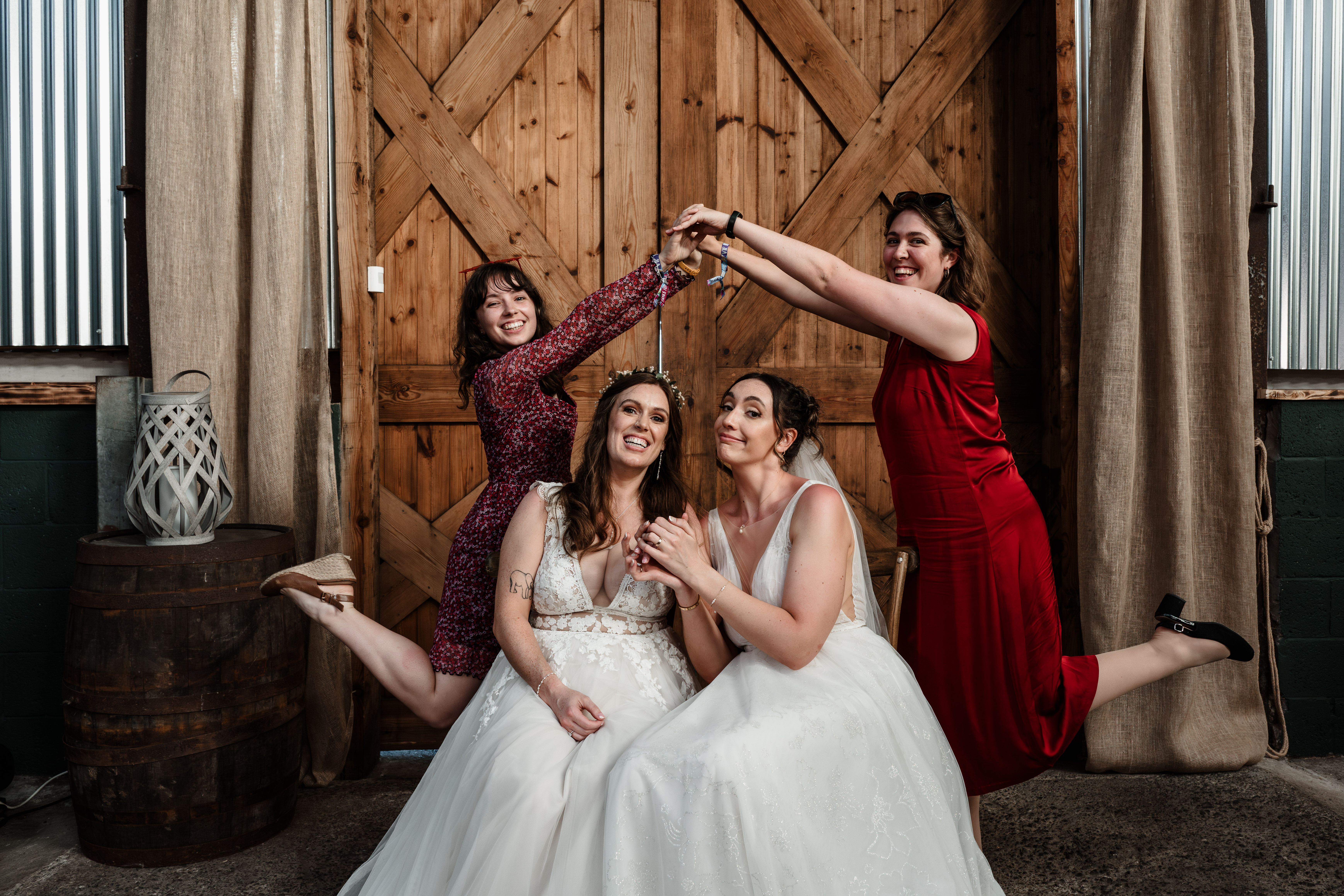 barn on the bay wedding